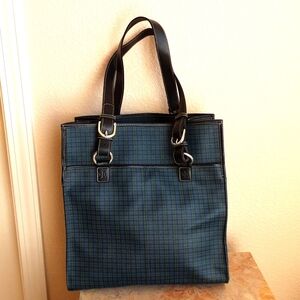 LAUREN Ralph Lauren Vintage Tartan Plaid Black Watch Tote Bag💖💖💖NWOT